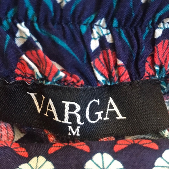 Varga Bojo Printed Wide Legged Pants M EUC - Picture 7 of 8